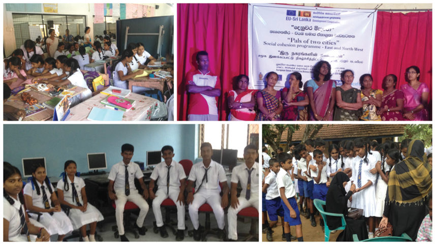 Images of Sri Lankan students that participated in the field research