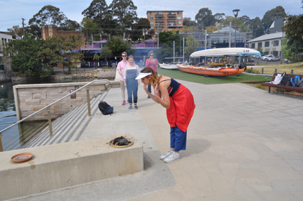 Welcome to Country Smoking Ceremony performed by
Elder Uncle Mark during the Speculative Harbouring walkshop