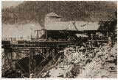 Historic photograph of Mt Kembla Colliery