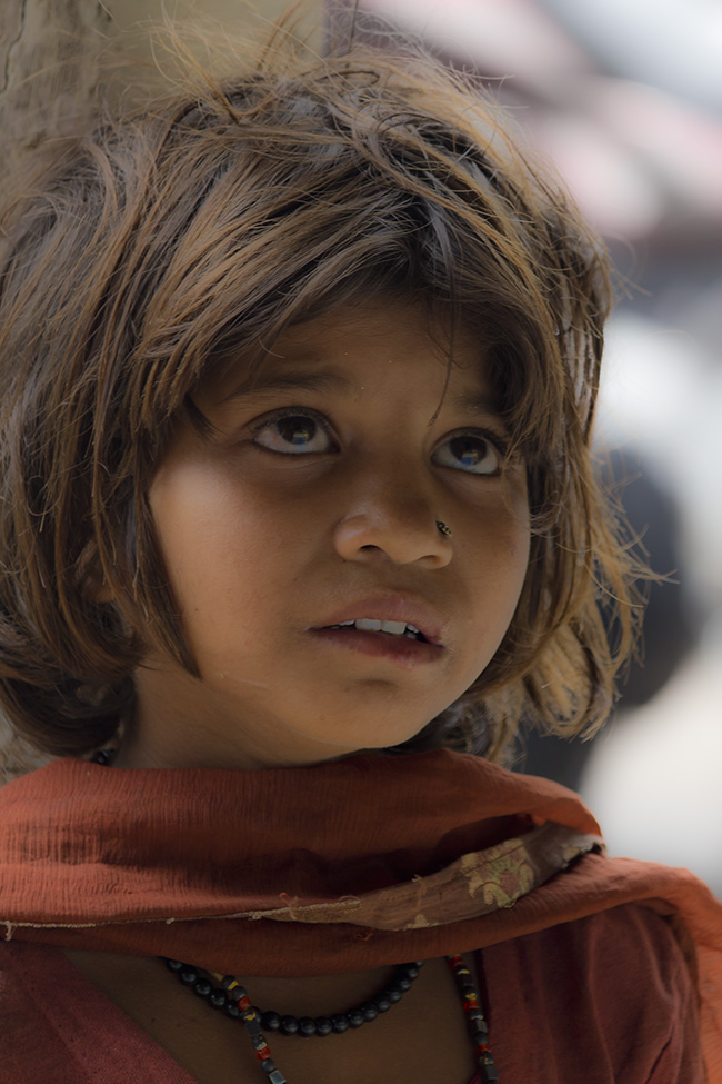 Close up image of a girl