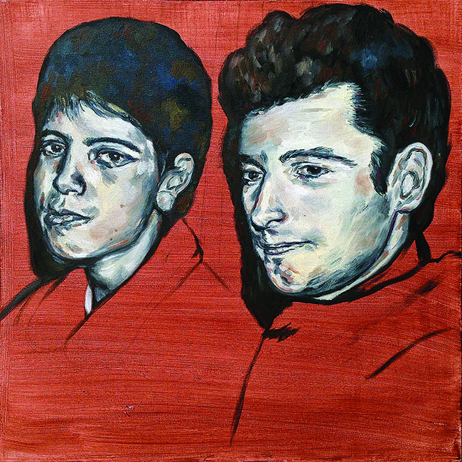 Portrait of two people.